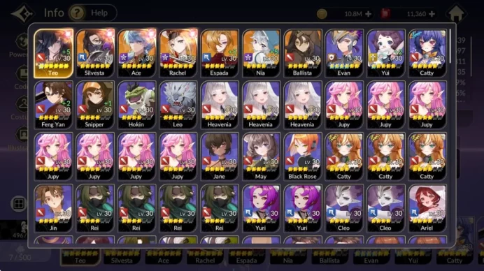 [Re:BIRTH]Global300xx|7 Legend,4 SPECIAL|Teo Tc1,Silvesta,Ace,Rachel,Espada,Nia,etc|11k Ruby|Log Google|CheckSS(SKR937)
