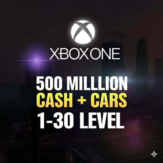 [XBOX One] 500 Million in Cash + Cars | RP 1-30 Rank Instant delivery