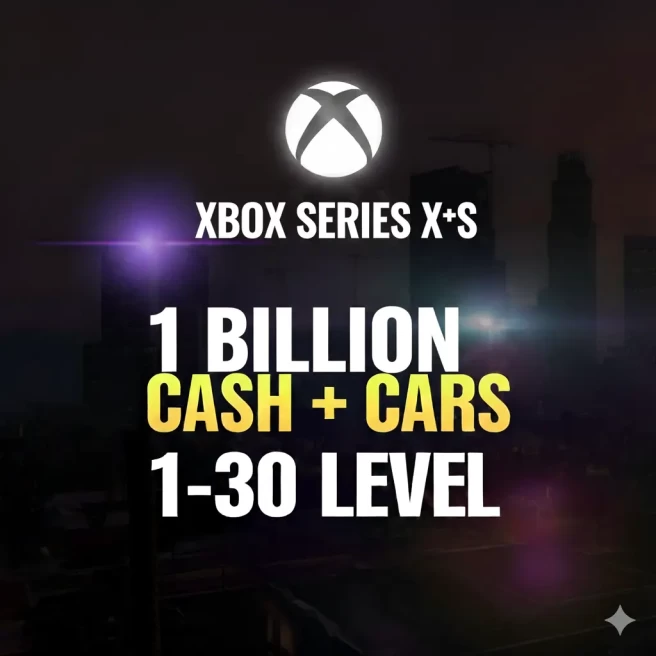 【Xbox Series X/S】 | 1 BILLION Total [Cash + Cars] | RP Rank 20-40+ | Full Access | Instant Delivery |