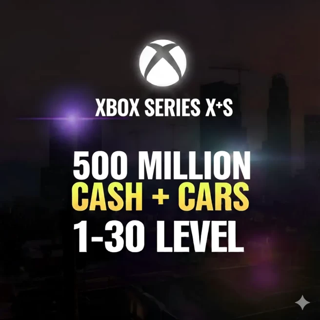 【Xbox Series X/S】 | 500 MILLION Total [Cash + Cars] | RP Rank 20-40+ | Full Access | Instant Delivery |