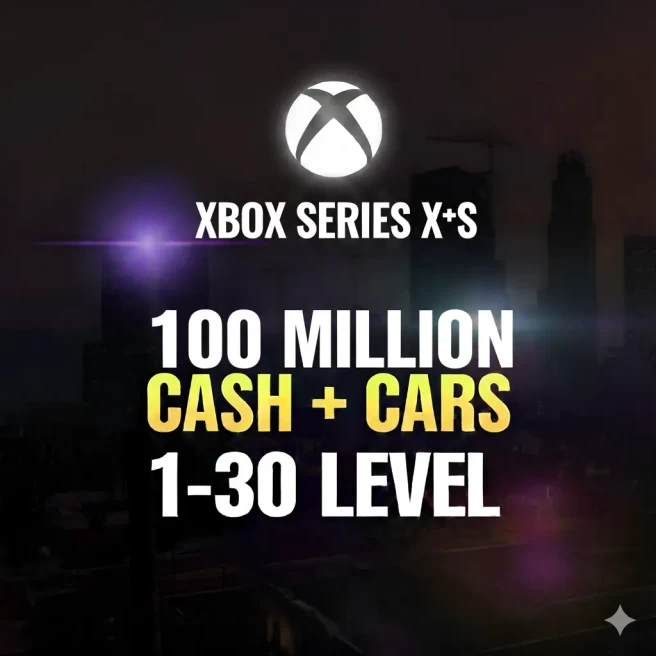 【Xbox Series X/S】 | 100 MILLION Total [Cash + Cars] | RP Rank 20-40+ | Full Access | Instant Delivery |