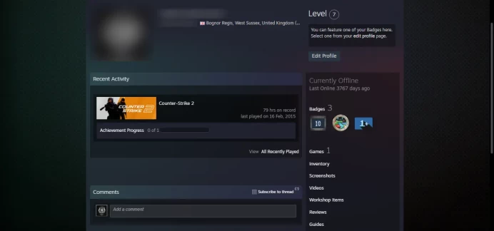 PRIME_ Face It_ 7 LEVEL STEAM < 30 Days Warranty >_ NO VAC_ 10Y, 5Y, Loyalty Badge, Global Badge_79 hrs_