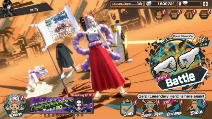 Global|6 META EX[Luffy G5,Borsalino,Olin,Kuzan,Yamato,Sabo]Rank 18|Log Bandai|Check SS(OPBR973)