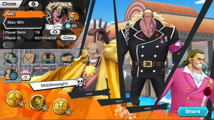 Global|7 META EX[KidLaw,Olin,Kuzan,Zephyr,Borsalino,Marshall,Linlin]Rank 19|Log Bandai|Check SS(OPBR974)