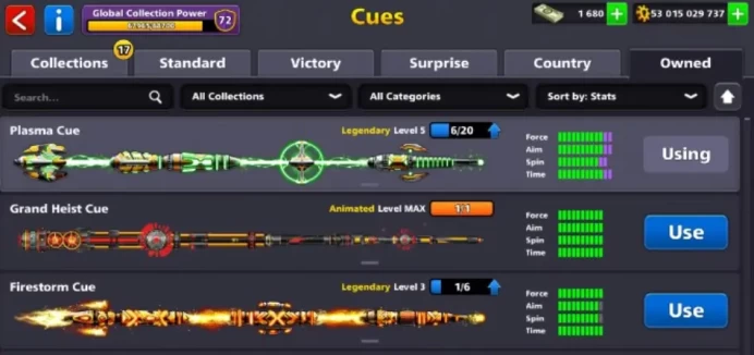 750 LEVEL | 53 BILLION COINS 72 CCP WARNING GOOGLE PLAY IOS COMPATIBLE—