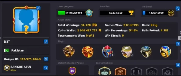 2.9 BILLION COINS 1 POOL PASS MAX OSAKA RING WILL CONNECT YOUR FACEBOOK—