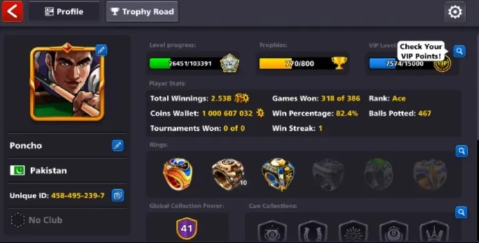 1 BILLION COINS(PC TRANSFER) 14 LEGENDARY CUES 150+POOL CASH FACEBOOK LINK POSSIBLE MINICLIP LOGIN