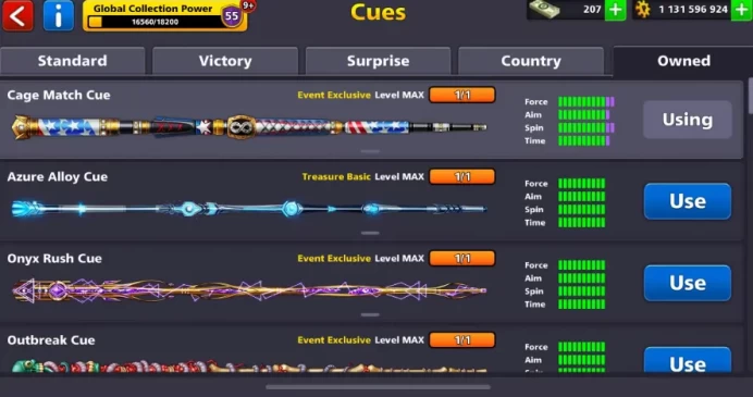 VIP Emerald 1B Coins 19 Legendary Archon Cue 4 Maxed Cues