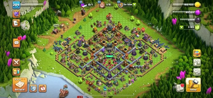 TH 17 , FULL EQUIPMENT, FREE PRICE , BEST HERO , CH NAME 500, LIFE TIME WARRANTY,(79)