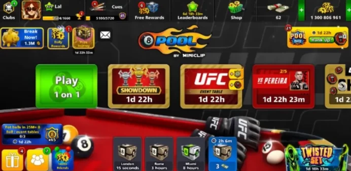 8 Ball Pool | 1.2 Billion Coins  | Lvl 128 13 legendry cue's and many other rare cues 