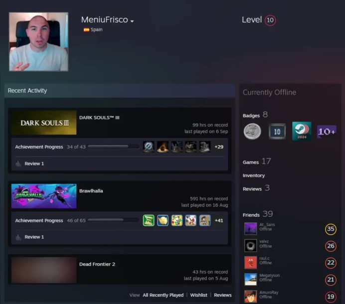 17Game-CS2 Prime 320 hours+4Medals(2020 Service Medal/5Y/Loyalty Badge/Global Offensive Badge)