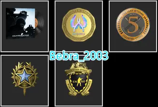 CS2 Prime 523 hours+4Medals(2020 Service Medal/Loyalty Badge/5Y/Global Offensive Badge)