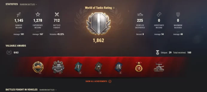 [EU] - IS-7 - 1 premium tank - 700+ battles - inactive account