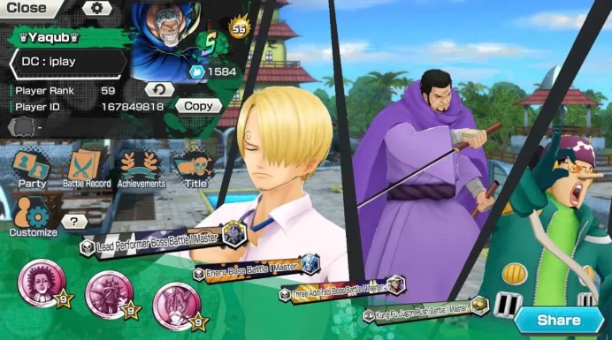 BR617-IOS+Android-Hyber 56+11 Ex(Garp+Gear 5+Shank v4+Roger+Akainu+Big Mom+Oden+Yamato)+Support 162%+Good Medal+King Max+Kid Max+Issho+Shark