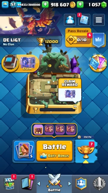 ◄ KT 15 ► LVL 57 ◆ 10000 CUPS ◆ 41 MAX ◆ LEVEL 15 [12] ◆ LEVEL 14 [29] ◆ 113 EMOTES ◆ 11 EVO ◆ 12 SKINS ◆ 918k GOLD ◆ 1057 GEMS ◆ RL52