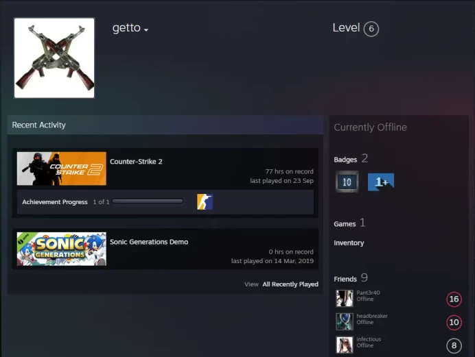 CS2 Prime 77 hours+4Medals(10Y/5Y/Loyalty Badge/Global Offensive Badge)