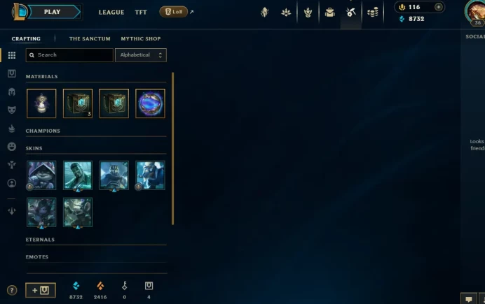 EUW EMAIL CHANGEABLE 138 CHAMPIONS 57 SKINS The Magnificent Twisted Fate Riot Kayle Victorious Sivir Wreath icon