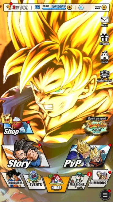 Starter |LV 159|4 UL+ 15 LL|Turles,Majin Vegeta,SS 4 Vegeta,Saiyan Goku and ETC |Android| Check SS (DBL779)