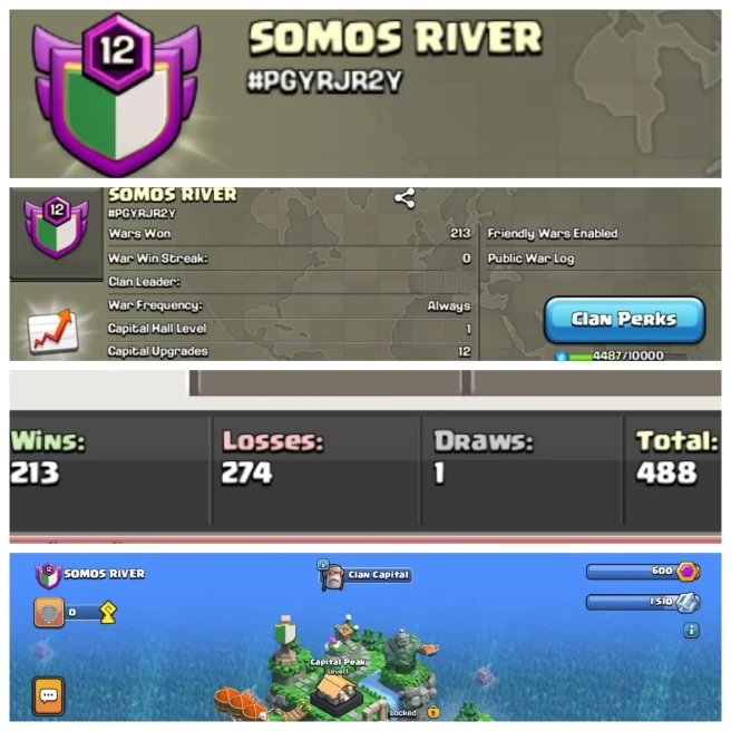 C23◆ENGLISH NAME: SOMOS RIVER◆LVL 12◆WIN: 212◆LOSS: 274◆TOTAL WAR: 488◆EXTRA ORDINARY STORE