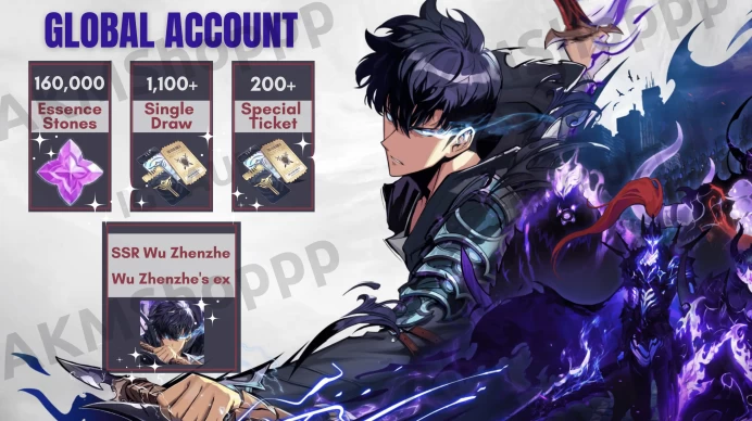 [Global] 160000+ Stones ◈ Single Draw Ticket 1100+ ◈ Special ticket 200+ ◈ with SSR Wu Zhenzhe + Wu Zhenzhe's ex ◈ Instant Delivery
