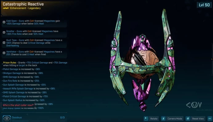 [MODDED] L50 ENHANCEMENT (COV) - 4 COV PERKS + PRISON RULES + 11 STATS - BEST COV ENHANCEMENT!!!