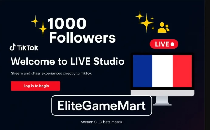 France | Live Acess | TikTok 1.000 Followers | Live Studio You Can Activated | Full Mail Access|