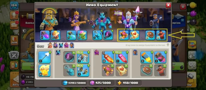 MAX EQUIPMENT BLUE WALLS FREE NAME LOTS OF MAGIC ITEM UNLOCK ALL PETS WAR STARS MAGIC ITEMS EQUIPMENT EPIC HERO SKIN GEMS