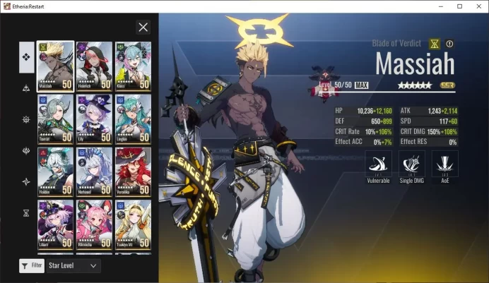 Global-S1|26 SSR(Massiah,hainrich,Kloss,Tiamat,Lily,Lingluo,Tiamat,etc) 28 SR Animus |Male MC|Log Google| Check SS (ER914)