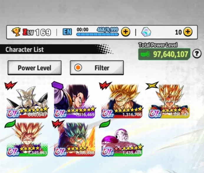 D786-IOS+Android-7 UL(New Freiza+SS2 Gohan+Vegito Blue+Super Vegito)+35 Legends Limited+Good Equipment+Trunks and Gohan+New Goku Uis+God Goku