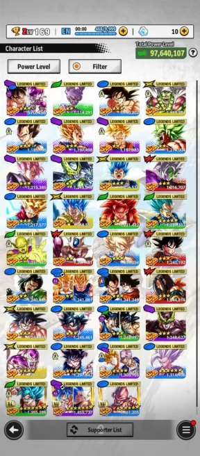 D786-IOS+Android-7 UL(New Freiza+SS2 Gohan+Vegito Blue+Super Vegito)+35 Legends Limited+Good Equipment+Trunks and Gohan+New Goku Uis+God Goku