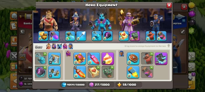 19 MAX EQUIPMENT | 3413 WAR STARS | FREE NAME | HIGH DEFENSE / WALLS | BEST OFFER 100% SECURED INTSTANT RECEIVE WAR STARS MAGIC ITEMS