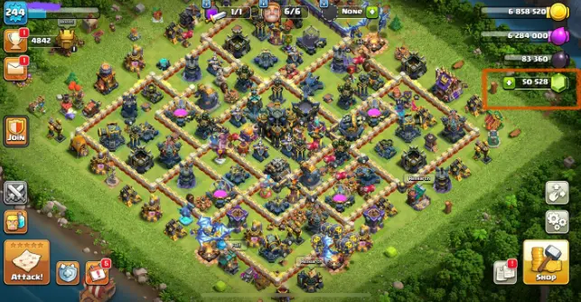 #SUPER-RARE[50,500+Gems & 1164 Cwl Medals]TH17 ALMOST MAX |Heros : BK100 AQ100 MP87 RC75 RC50 |6 EPIC |BH10 MAX |100% Safe, Instant DeliveryS46 