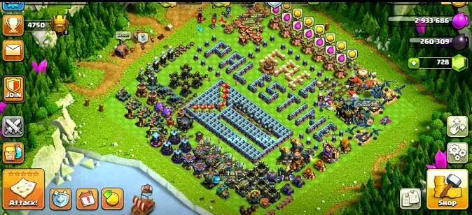 HERO MAX TH17 ALL EPIC HIGH LVLXP-227 BK100,AQ100,MP70,GW75,RC50 10EPIC EQUIPMENT MAX DEFENSE TROOPS MAXED PRUPLE WALL CUTE ACCOUNT FAST DELIVER