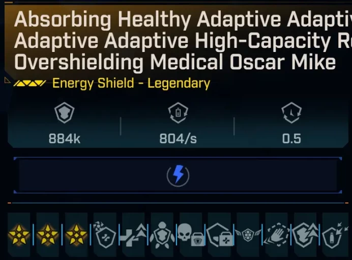 [MODDED] L50 SHIELD - 884.000 CAPACITY - TACTICAL ROUNDS - POWER PLAY - CHIEF EXECUTIVE OFFICER - TONS OF OTHER STATS (SEE SECOND IMAGE!)