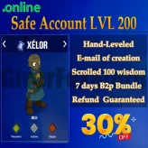 Imagiro>[ Xelor LVL 200 ]  Never Verified Account (Auto Delivery)
