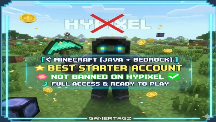 #3yogp1 I Minecraft I Java + Bedrock I Best Starter Account I Not Banned on Hypixel I Fresh Account I Editable Data