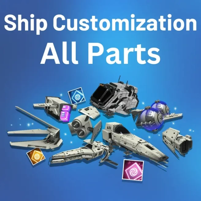 Fighter Ship Customization Bundle - All Ship Parts + Bonus