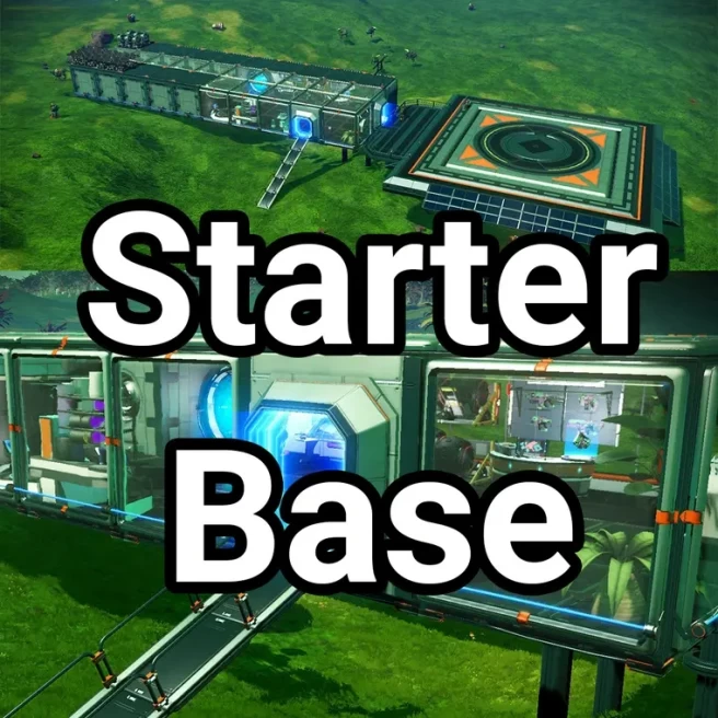 Starter Base - Storage, Terminal + Landing Pad - PC, XBOX,PS4 & PS5
