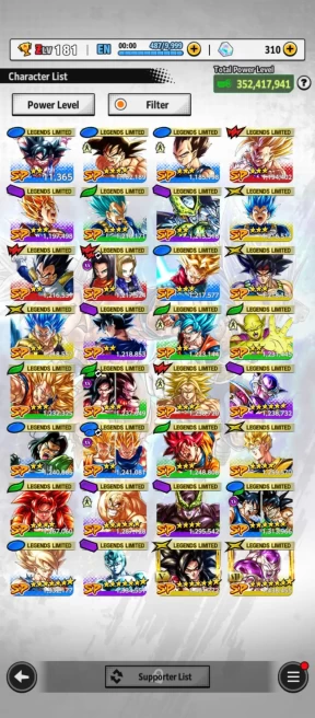 D770-IOS+Android-Meta Account-6 UL(SS4 Vegeta+SS Goku+Frieza)+32 Legend+Vip Equipment+Good Team GT-Team Frieza+Meta Cooler+SS4 Goku+SS4 Gogeta