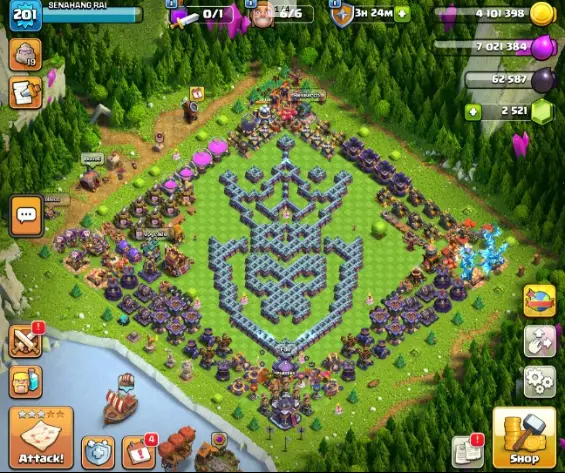 TH 15(99% MAX)!!BK86 AQ87 MP63 GW65 RP37!!MAX WALLS & DEFENCE!!9 EPIC EQUIPMENTs(5 NEAR MAX)!!952 MEDALS!!2.4K GEMS!!NC AVL !! INSTANT DELIVERY