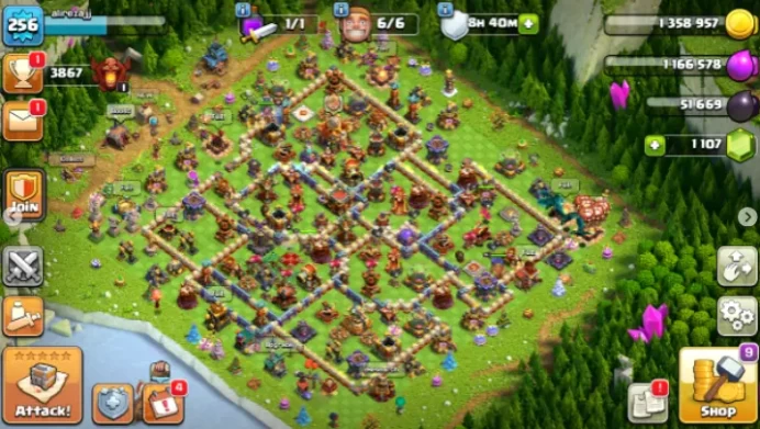 Almost Max TH16| LVL256| Heroes(K95 Q95 W70 R45)| BM35| War Stars4044| Free CN| Highest5695| C26