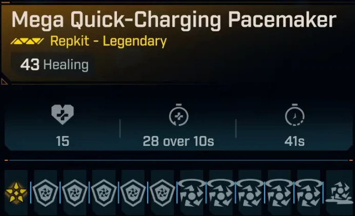 [MODDED] L1 PACEMAKER - ON USE +50% TO ALL RESISTANCES FOR 10s! - ON USE IMMUNITY TO ALL ELEMENTAL DAMAGE FOR 3s - ON USE SHOCK SPLAT