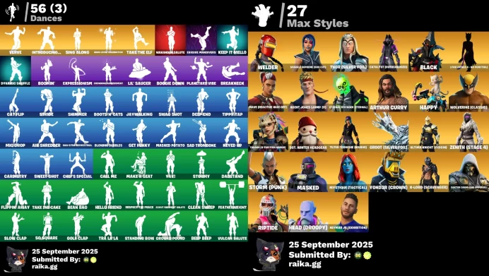 [PC/PSN/XBOX] 50 skins | Son Goku | Ice Breaker | Burning Ambition Valeria | Malik (Solitary Defender)