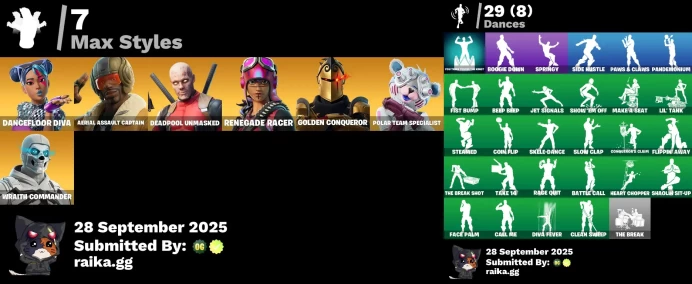 150$ spent [PC/PSN/XBOX/NINTENDO] 26 skins | Master Chief | Raven | Point Patroller | Midas | Gear Specialist Maya | Deadpool Unmasked