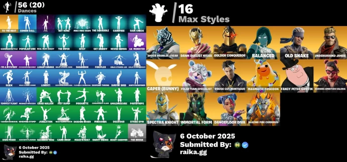 [PC/XBOX] 56 skins | Get Griddy | Fancy Peter Griffin | Burning Ambition Valeria | Spectra Knight