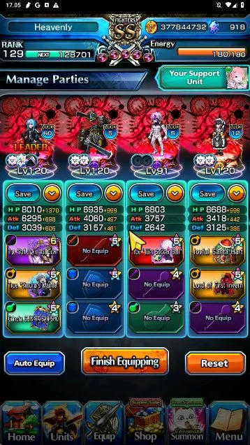 Global|Rank 129|918 Crystals|18 Ascend(DL Rimuru,NarberalTW,FrierenTW,JijiTW,etc)+SpArt TerribleTornado,Yamada|CheckSS|(GS1373)