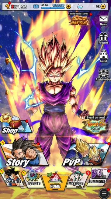 50M Total Power|LV 193|4 UL+ 21 LL| SS2 Gohan, SS Goku, SS Rose Goku, Vegeta, and ETC |Android| Check SS (DBL794)
