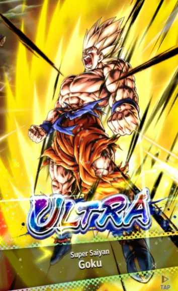 IOS. ul super saiyan goku yellow + 25000 crystals