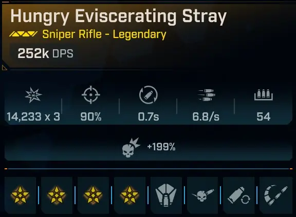 [MODDED] L50 STRAY - 252K DPS - 6.8s FIRE RATE - 0.7s RELOAD - MUTUALISM - ASYMPTOTIC - ALT FIRE SPACE LASER 144K DMG/2s