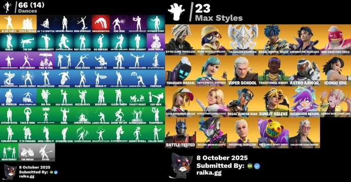 [PC/PSN/XBOX] 49 skins | Aura | Go Mufasa | Spider-Man (Miles Morales) | Black Adam | Ice Breaker